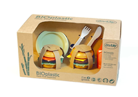 Dantoy Bioplastic Burger-Set 19-Tlg. SpielküChe Ab 2 J. – Nachhaltiges Spielzeug