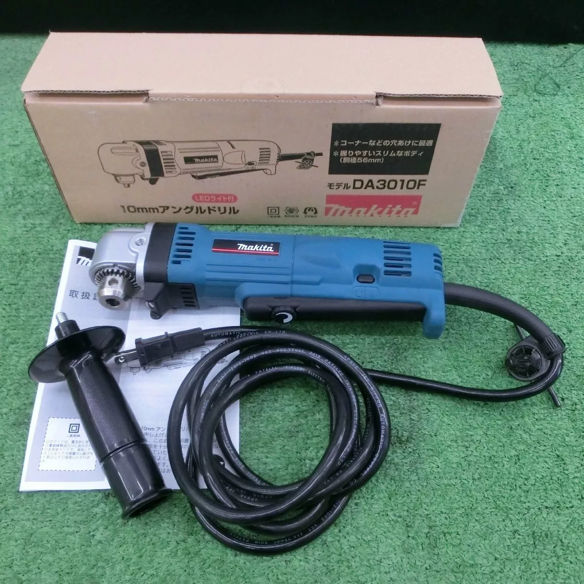 Makita DA3010F Right Angle Drill Woodwork 10 mm 1.88 kg ‎ Power Cord Type  Green 88381046947 eBay