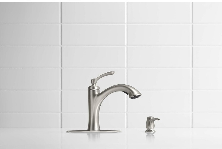 KohlerElliston Pullout Kitchen FaucetKR16399SDVS Vibrant