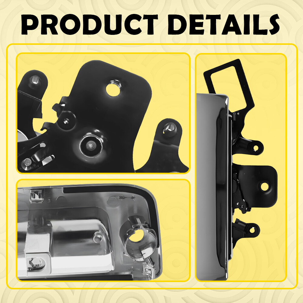 Tailgate Handle Kit Tail Gate Bezel Chrome For 07-13 Chevy Silverado GMC Sierra