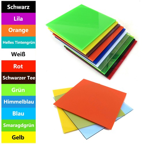 Colored Acrylic Glass Plate Panel Cut Flat Window Various Color Thickness 2.3mm - Picture 2 of 20