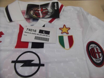 NWT GEORGE Weah 9 Large AC Milan 1996 Away Football Shirt Maglia