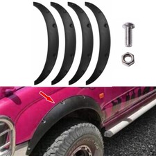 4x 2'' 50mm Universal Fender Flare Widened Wide Body Wheel Arch Polyurethane Car