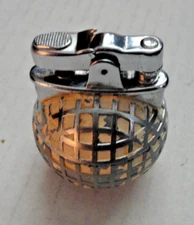 C 1930 AMW/ RONSON BOGEY Figural Golf Ball TABLE LIGHTER .EXTRA RARE