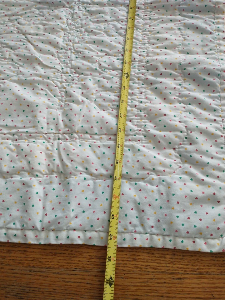 Vintage Baby nursery Quilt Blanket Rock AByeBaby Handmade Cotton Sz