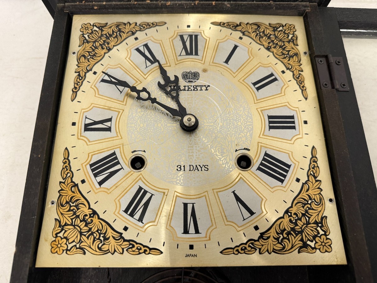 MAJESTY 31 DAYS 掛時計 木製 Yahoo!オークション -「(マジェスティ majesty)」(掛時計、柱時計