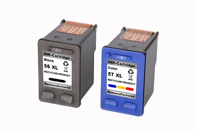 2 für Druckerpatronen XL für HP 56 & 57 PSC 1210 PSC 1100 1110 1110V 1110XI 1200