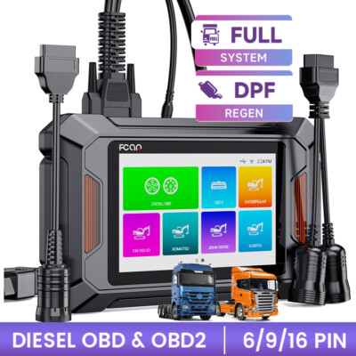 Heavy Duty Truck Scanner Diagnostic Forced DPF regeneration for John Deere Volvo