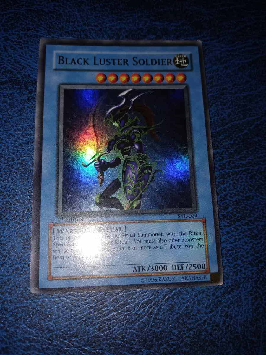 YuGiOh Black Luster Soldier 1st Edition Holo #SYE-024 LP