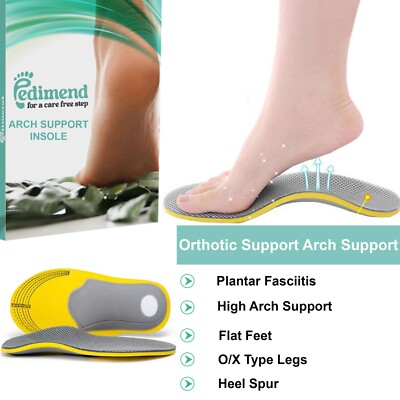 PEDIMEND™ Arch Support Insole for Plantar Fasciitis Flat Feet Pain Relief  UK UK