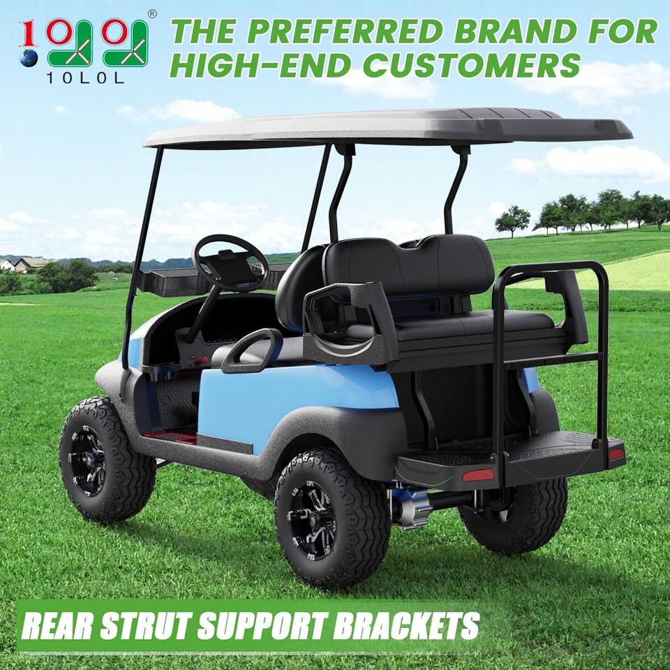 Golf Cart Rear Strut Roof Support Brackets for Club Car Precedent 88 ...
