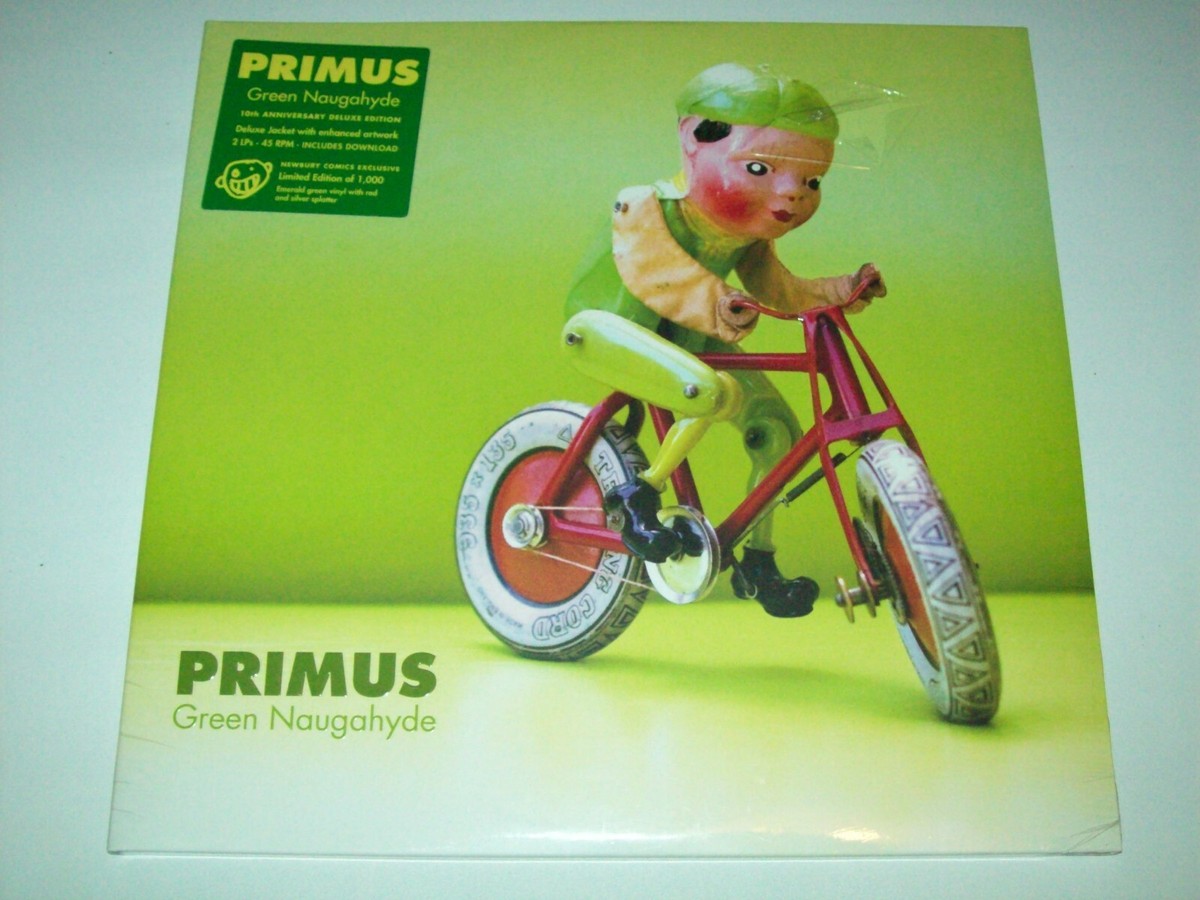 PRIMUS Green Naugahyde レコード　レア　2枚　グリーン PRIMUS GREEN NAUGAHYDE DELUXE NEWBURY COMICS GREEN VINYL 2LP