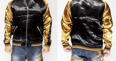 Souvenir Jacket Sukajan Reversible Japanese Pattern Embroidery