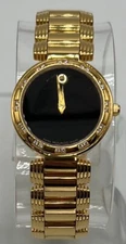 Movado Woman's Wristwatch Black Dial (88A11844S) - Pre Owned