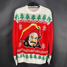 Captain Morgan Ugly Christmas Sweater Unisex Medium Holiday Pullover Party