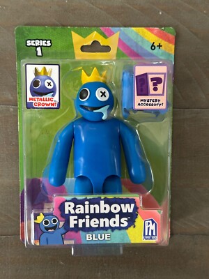 Rainbow Friends Blue Monster Action Figure Mint on Card NEW & Mystery Accessory!