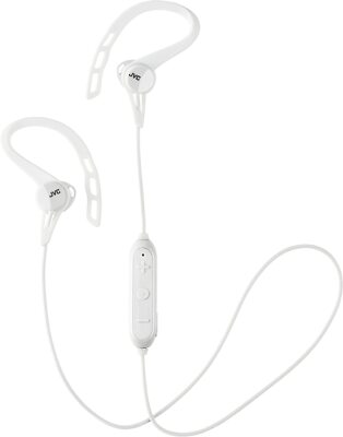 JVC Sport Kopfhörer Bluetooth In-Ear Kabellos Headset mit Mikrofon IPX2 Weiß