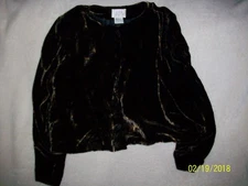 FIELD MANOR MODERN VELVETY JACKET AND TANK WOMENS SIZE L