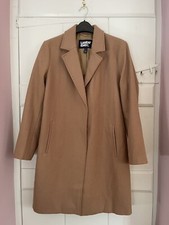 Lands End Classic Wool Coat Camel Size 18 Bnwot Plus Size Rrp £230