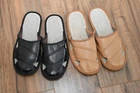 Leather House sheepskin Scuff or Slide Slippers Light Weight Men's
