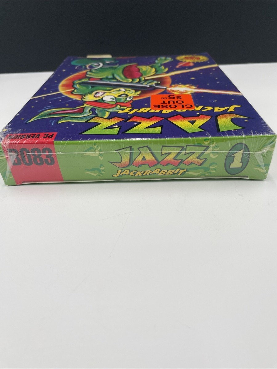 Vintage SUPER RARE Jazz Jackrabbit Epic Megagames IBM PC 3.5
