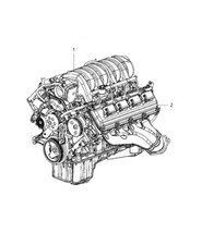 2016 Dodge Challenger Srt 392 6.4l V8 F Ohv 16 V Engine 45000 Miles