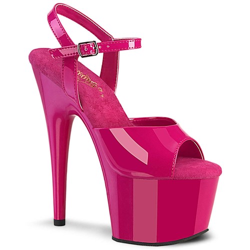 Pleaser Adore-709 Pole Dancer Stripper Evening Sexy Platform Hot Pink Stiletto H - Picture 6 of 15