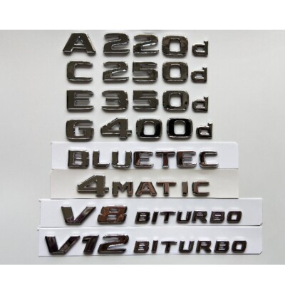 Chrome A220d C220d C250d E220d C350d E350d G350d G400d 4MATIC for Mercedes Benz