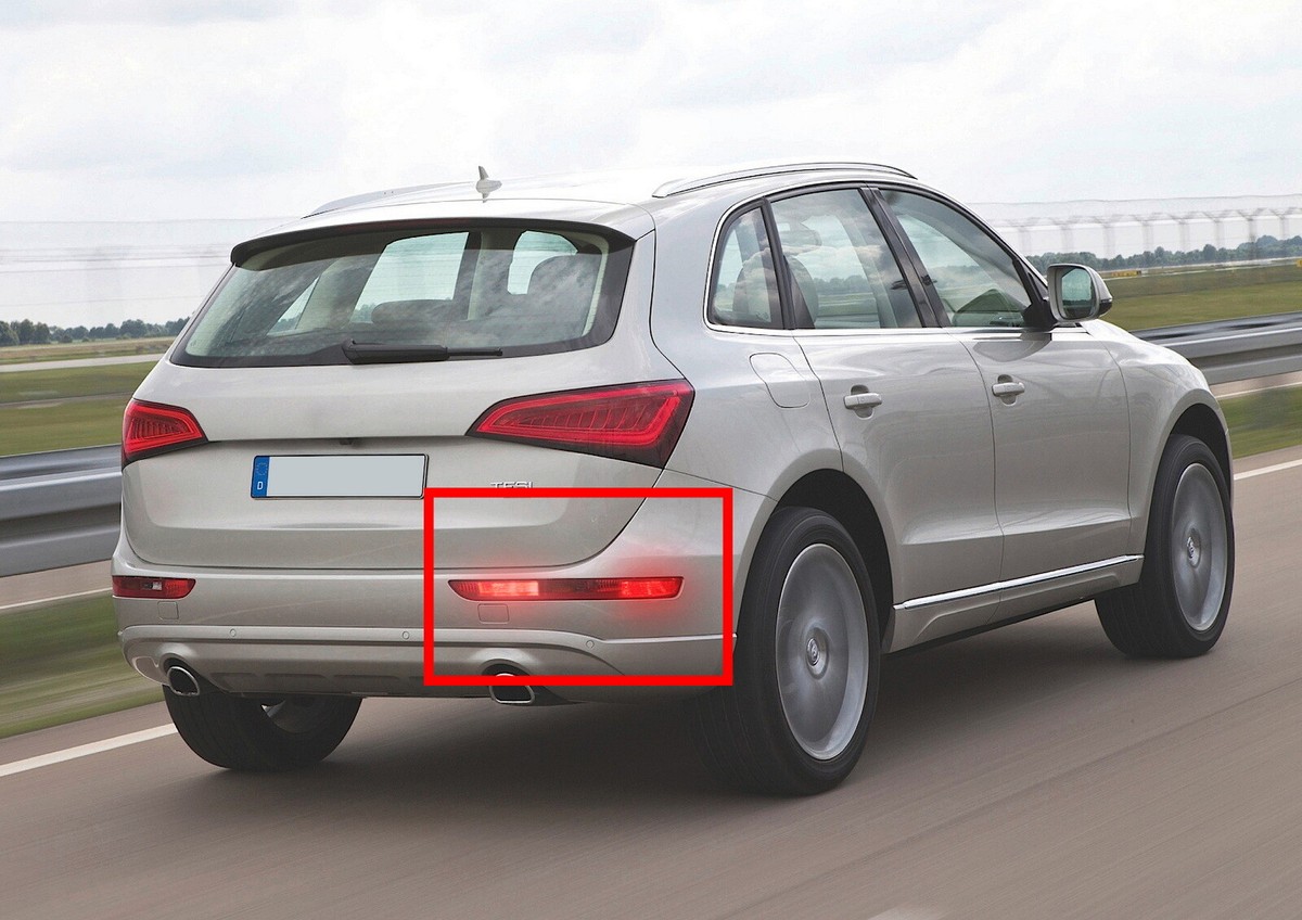für 08-17 Audi Q5 8R Stoßstange Heck Schlusslicht Reflektor 