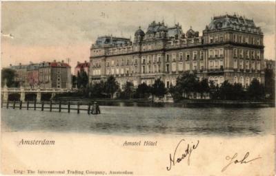 CPA AK AMSTERDAM Amstel Hotel. NETHERLANDS (624999)