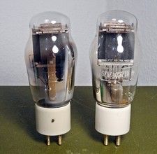 Konv. 2x Mazda Röhre Senderöhre 801 = VT-62 ceramic base top geprüft 120 + 130 %