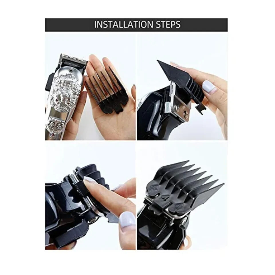 Wahl Clipper Guards Set 8 Pcs Professional Hair Clipper Combs Guides