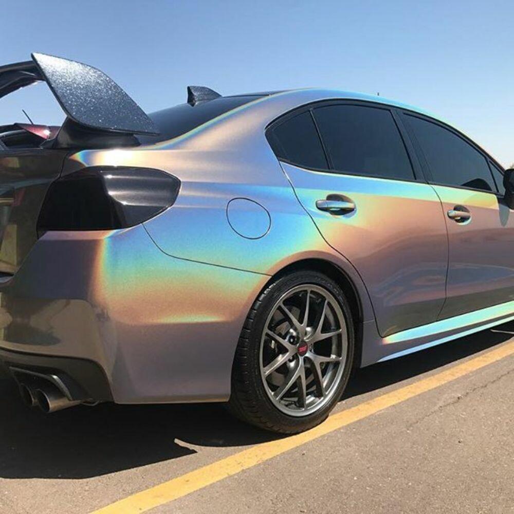 3M 2080 Scotchprint Gloss Flip Psychedelic Vinyl Car Wrap Film