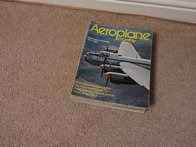 20 issues bundle Aeroplane magazines - between August 1975 & November 1978