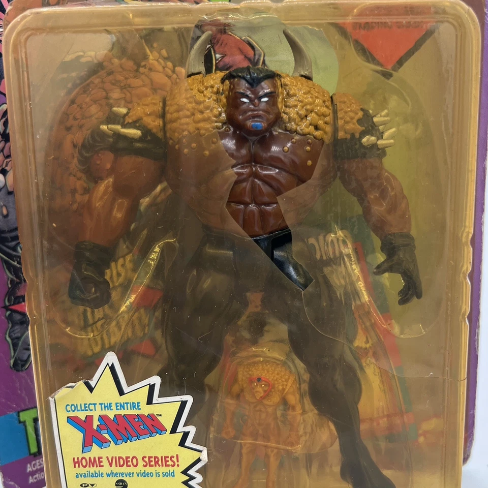 1993 Toy Biz The Uncanny X-Men "TUSK" Action Figure Vintage Open Card #4914 - Image 3 of 4