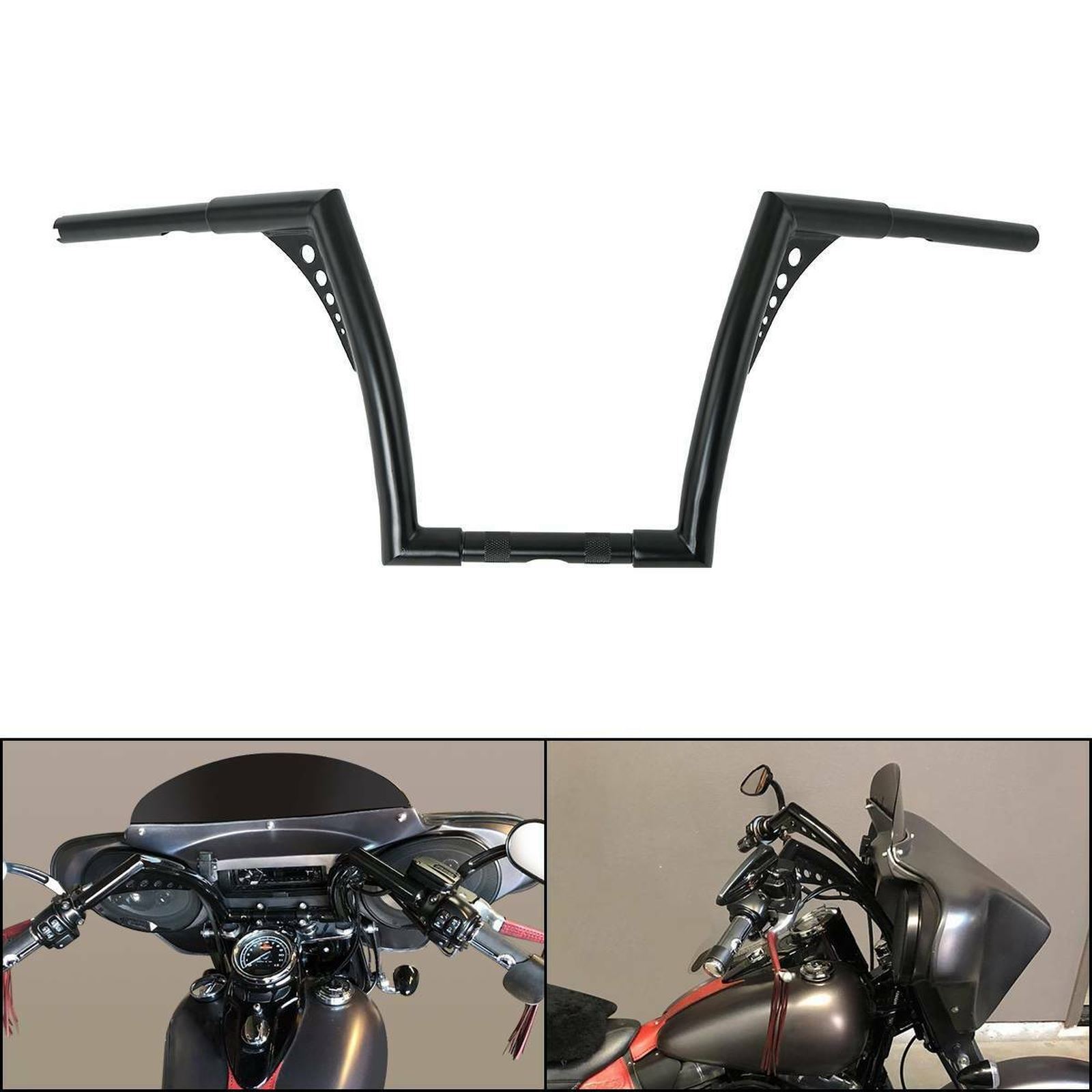 1-1/4"" 12"" Rise Fat Ape Hanger Handlebars for Harley-Davidson FXST 92-92