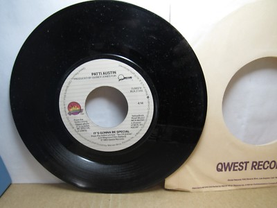 Old 45 RPM Record - Qwest 7-29373 - Patti Austin - It's Gonna Be Special /Solero