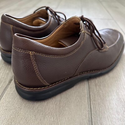 Nunn Bush Comfort Oxford Men’s Size 11M Brown Tumbled Leather Sheepskin Lining Nunn Bush Comfort Oxford Men main image 3