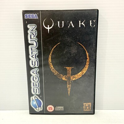 Quake + Manual - Sega Saturn - Tested & Working - Free Postage