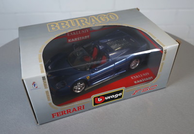 Burago 1/18 Ferrari F50 (1995) Blue - 3352 - Die-Cast Scale Model