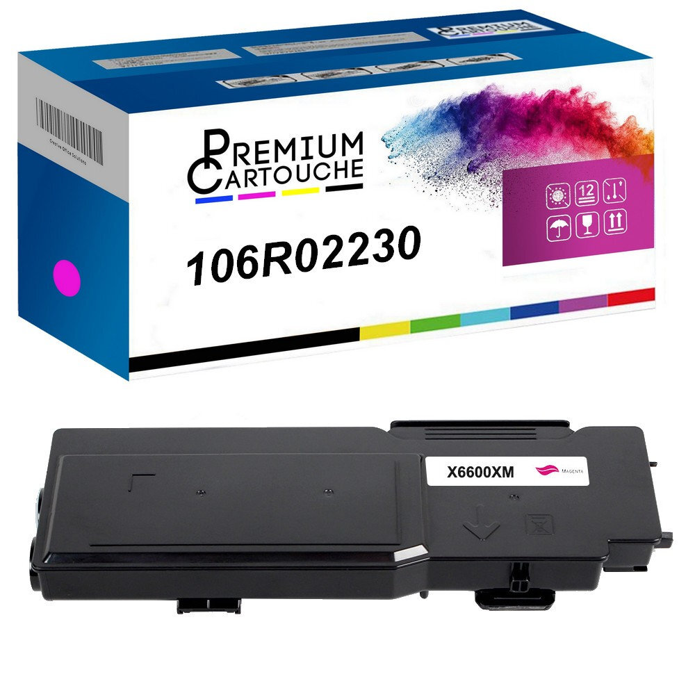 Toner magenta 106R02230 compatible Xerox pour imprimante laser de bureau