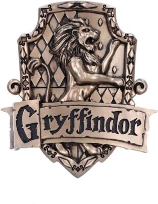 Nemesis jetzt offiziell lizenzierte Harry Potter Gryffindor Wandrelief, Bronze, 20c