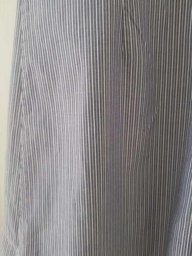 BURBERRY blue white striped cotton shirt dress SIZE SMALL (8) - Picture 8 of 15