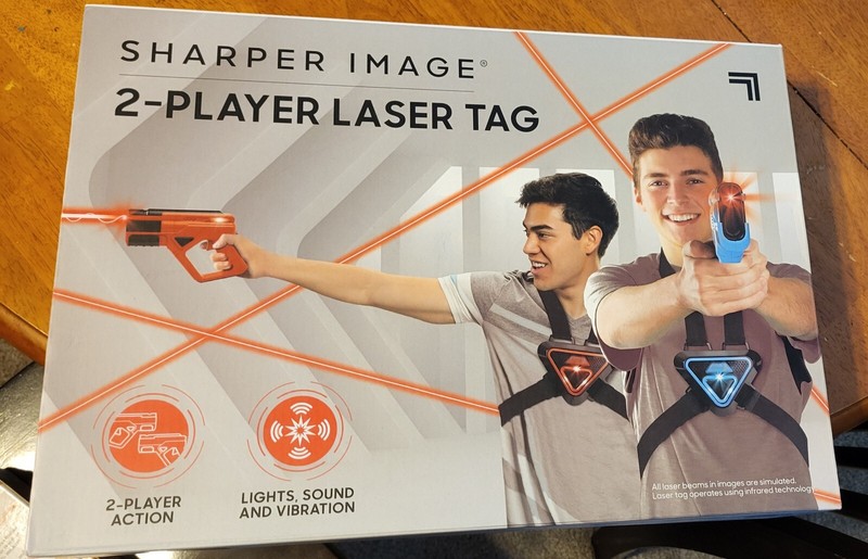 Sharper Image 2-Player Laser Tag NEW IN BOX #1012258 x