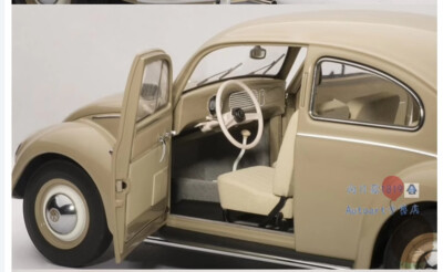 Autoart 1/18 Volkswagen old Beetle 1200 1955 Alloy Car Model
