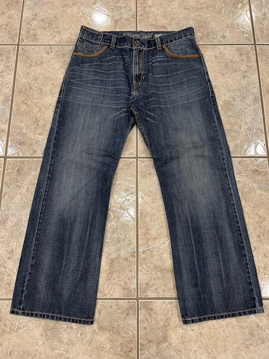 Men's 36X30 Levi's Silver Tab Jeans Pants Baggy Boot Cut