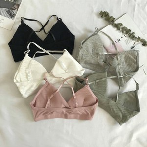 strappy padded bralette