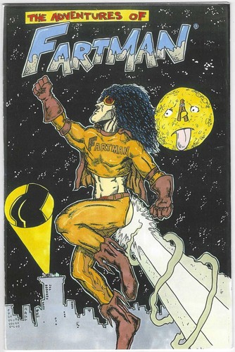 THE ADVENTURES OF FARTMAN 1 NM K-ROCK HOWARD STERN GIVEAWAY PROMO COMIC 2001 - 第 1/2 張圖片