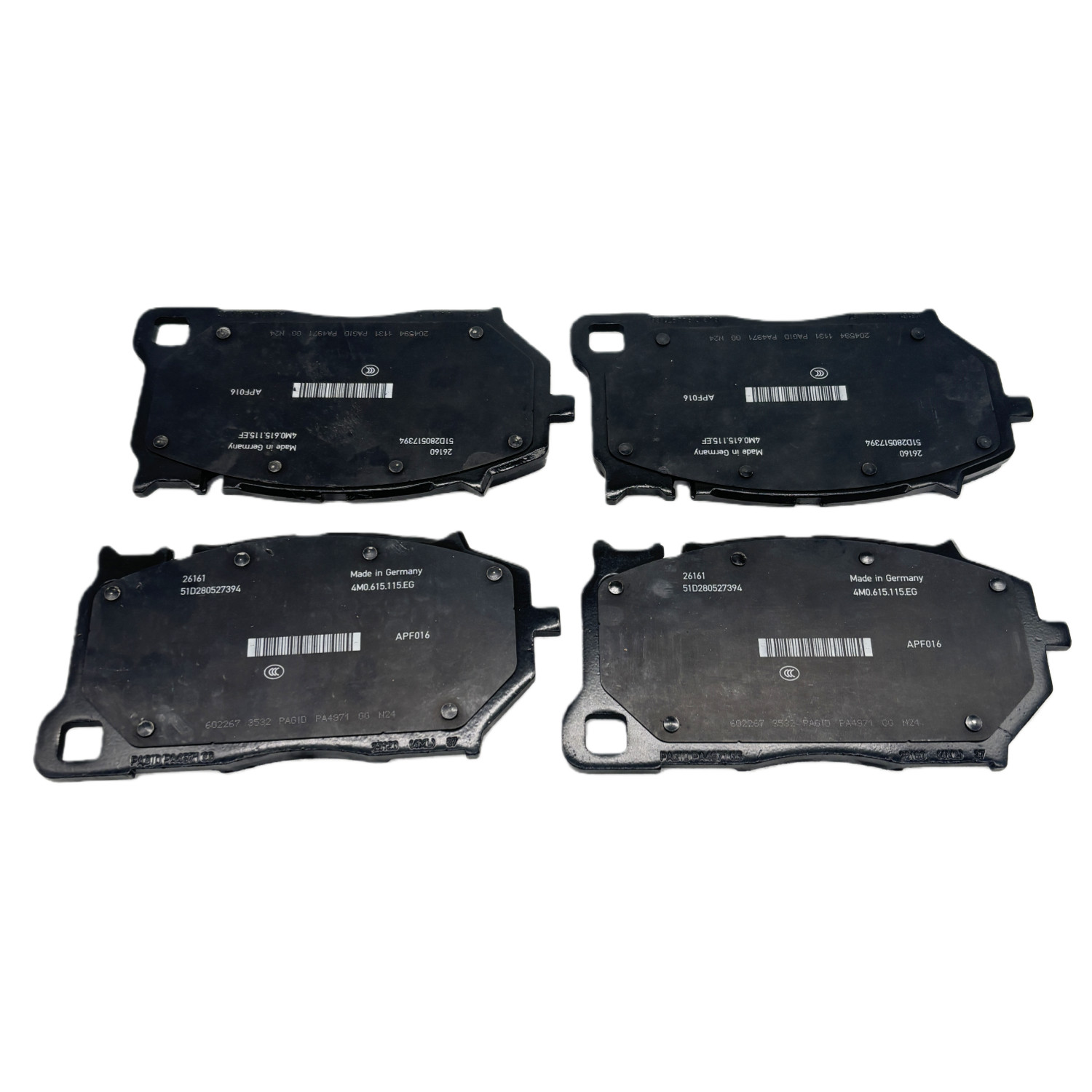 4M0698151AR Front Rear Brake Pad Kit 4M0698451AA for Lamborghini Urus 2018-2022