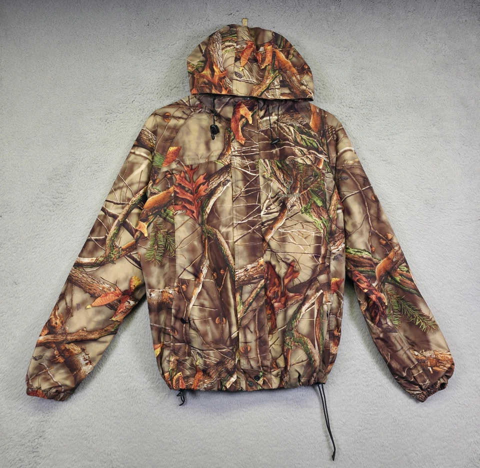 Huntworth Jacket Mens M OakTree EVO Camo Lightweight Hunting Windbreaker Outdoor - Image 2 of 4